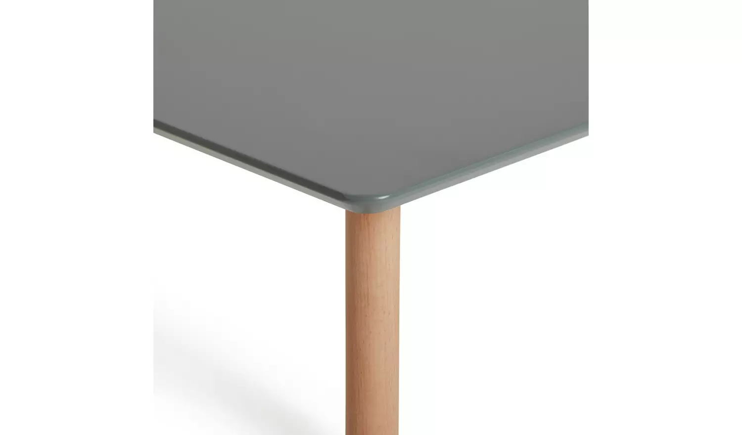 Habitat Berlin Grey Dining Table & 2 Grey Chairs