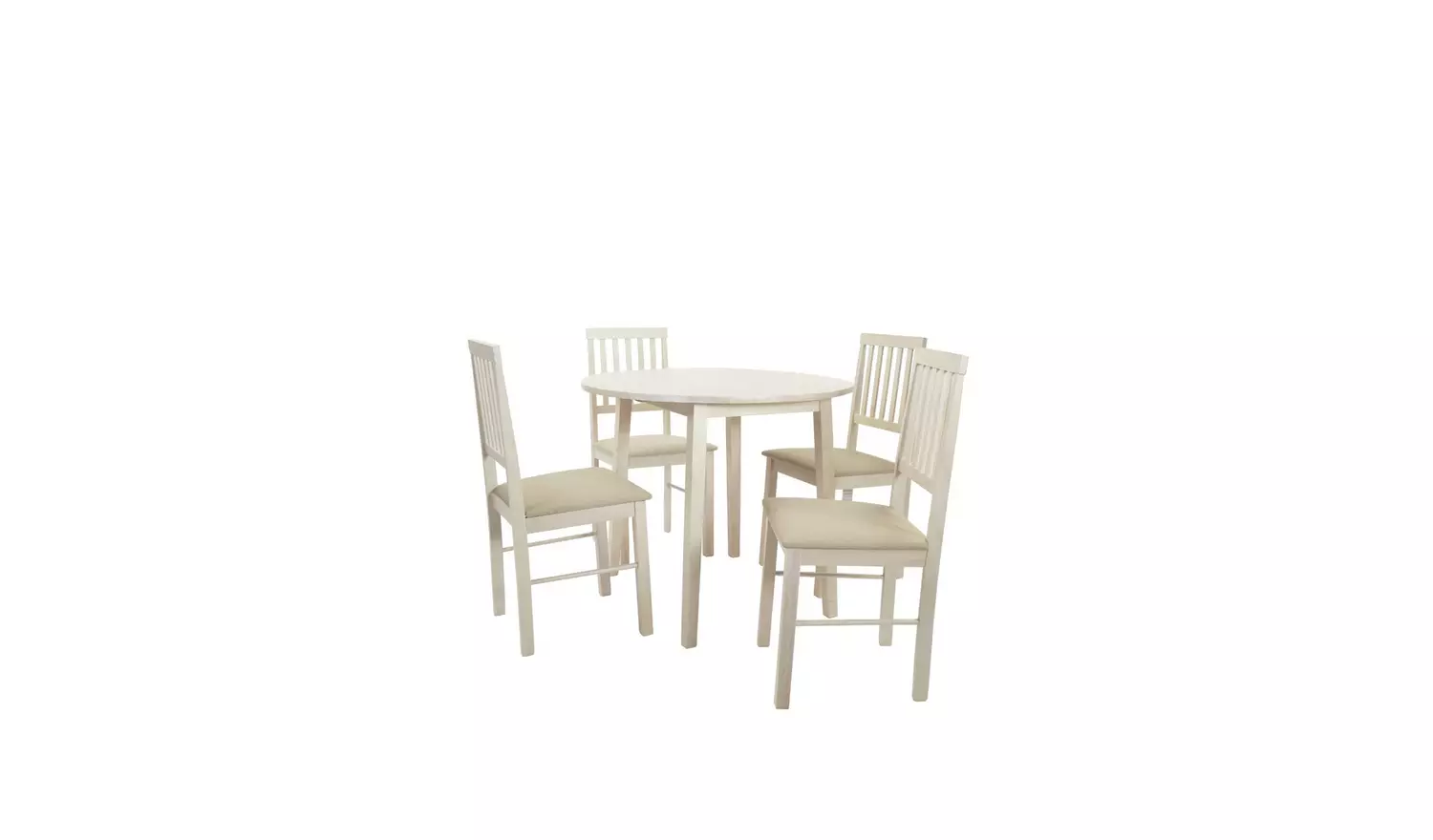 Argos Home Kendal Extending Oak Dining Table & 4 Oak Chairs