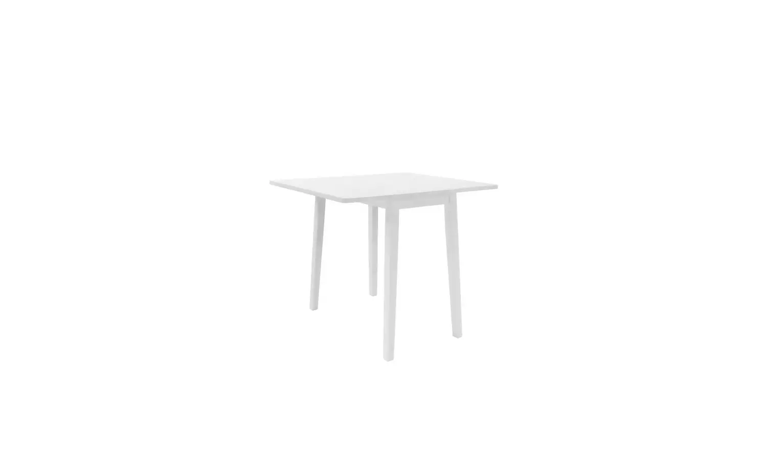 Argos Home Kendal Extend White Dining Table & 2 White Chairs