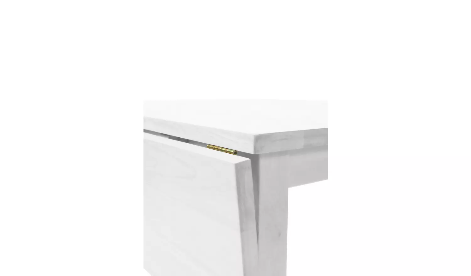 Argos Home Kendal Extend White Dining Table & 2 White Chairs