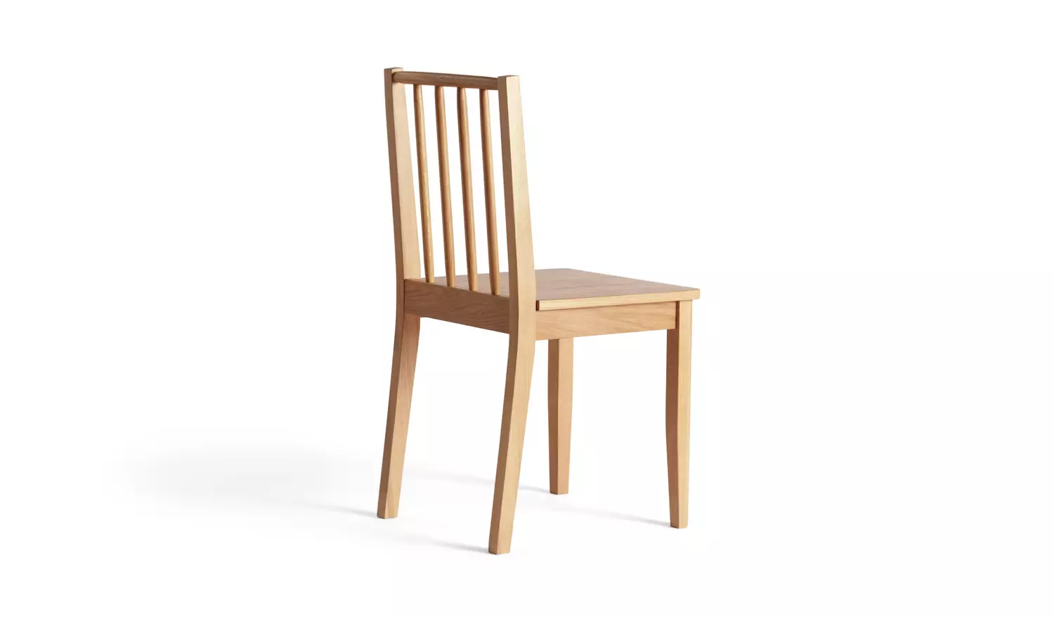 Habitat Nel Oak Dining Table & 4 Oak Chairs