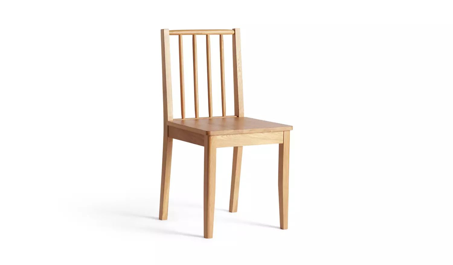 Habitat Nel Oak Dining Table & 4 Oak Chairs