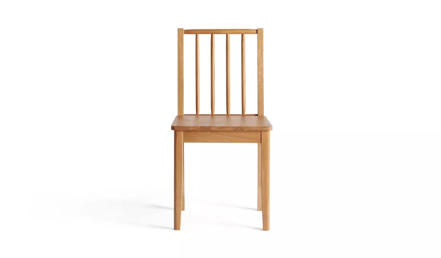 Habitat Nel Oak Dining Table & 4 Oak Chairs