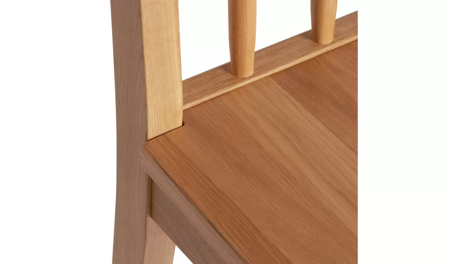 Habitat Nel Oak Dining Table & 4 Oak Chairs