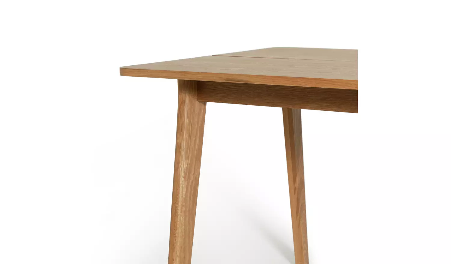 Habitat Nel Oak Dining Table & 4 Oak Chairs