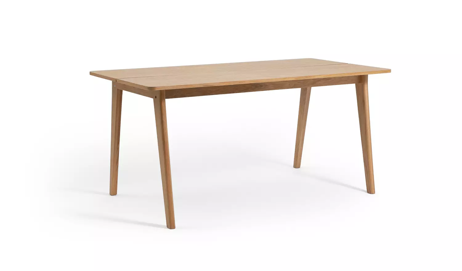 Habitat Nel Oak Dining Table & 4 Oak Chairs
