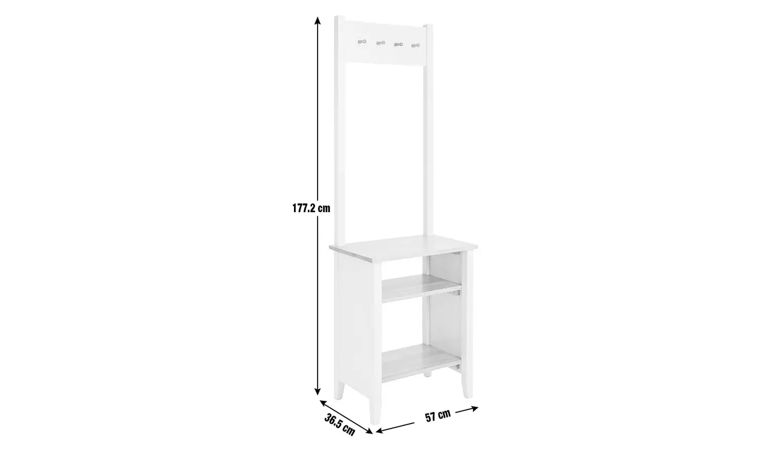 Argos Home Chicago Hallway Tree - Cream