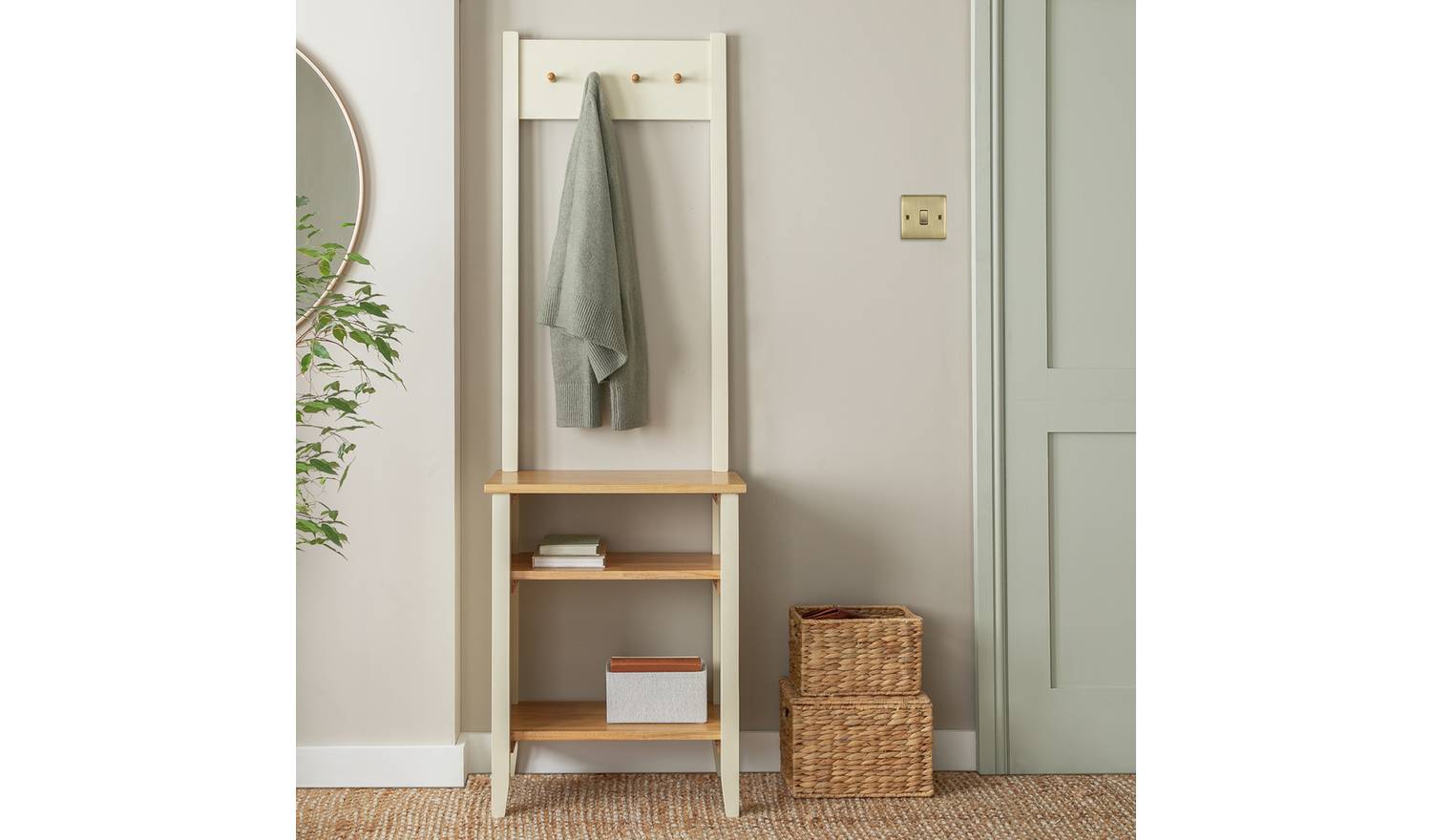 Argos Home Chicago Hallway Tree - Cream