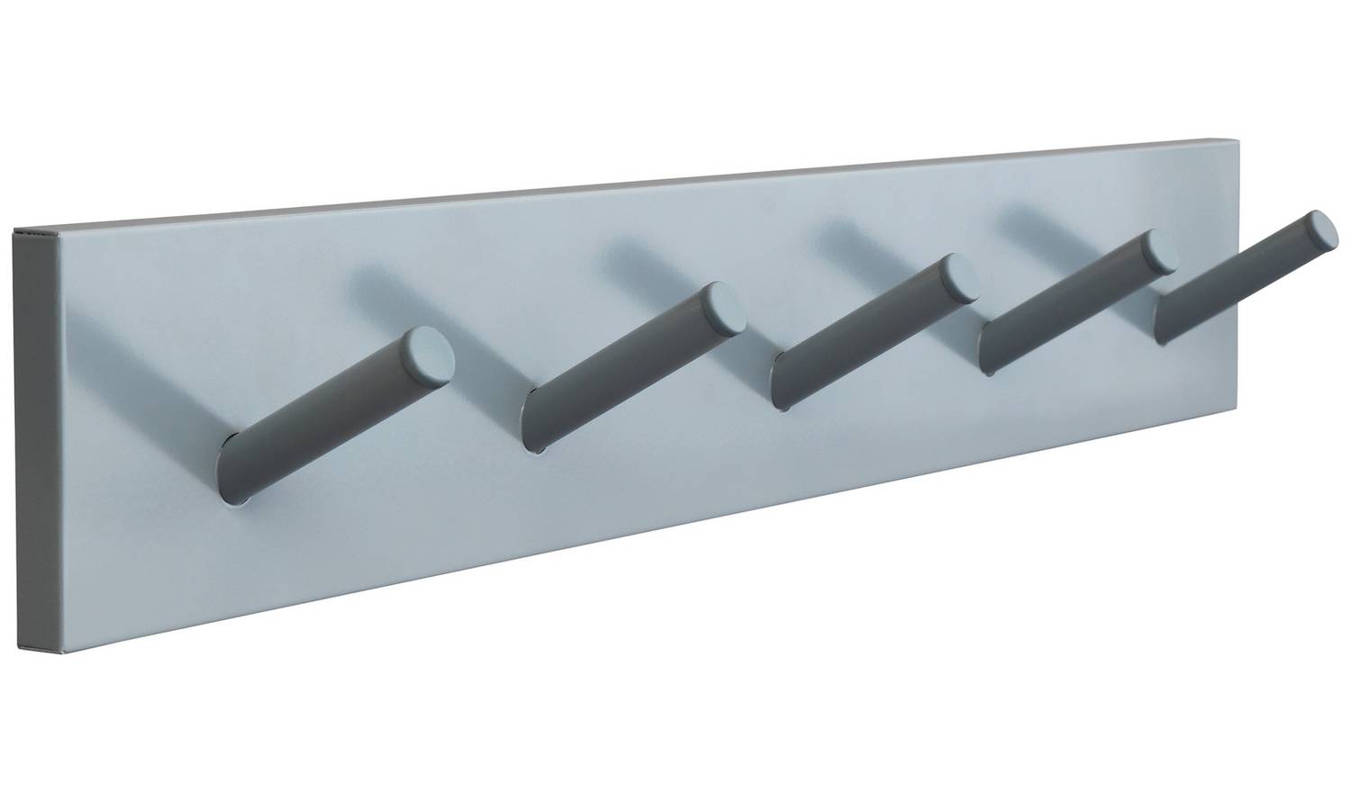 Argos Home 5 Peg Hooks - Grey