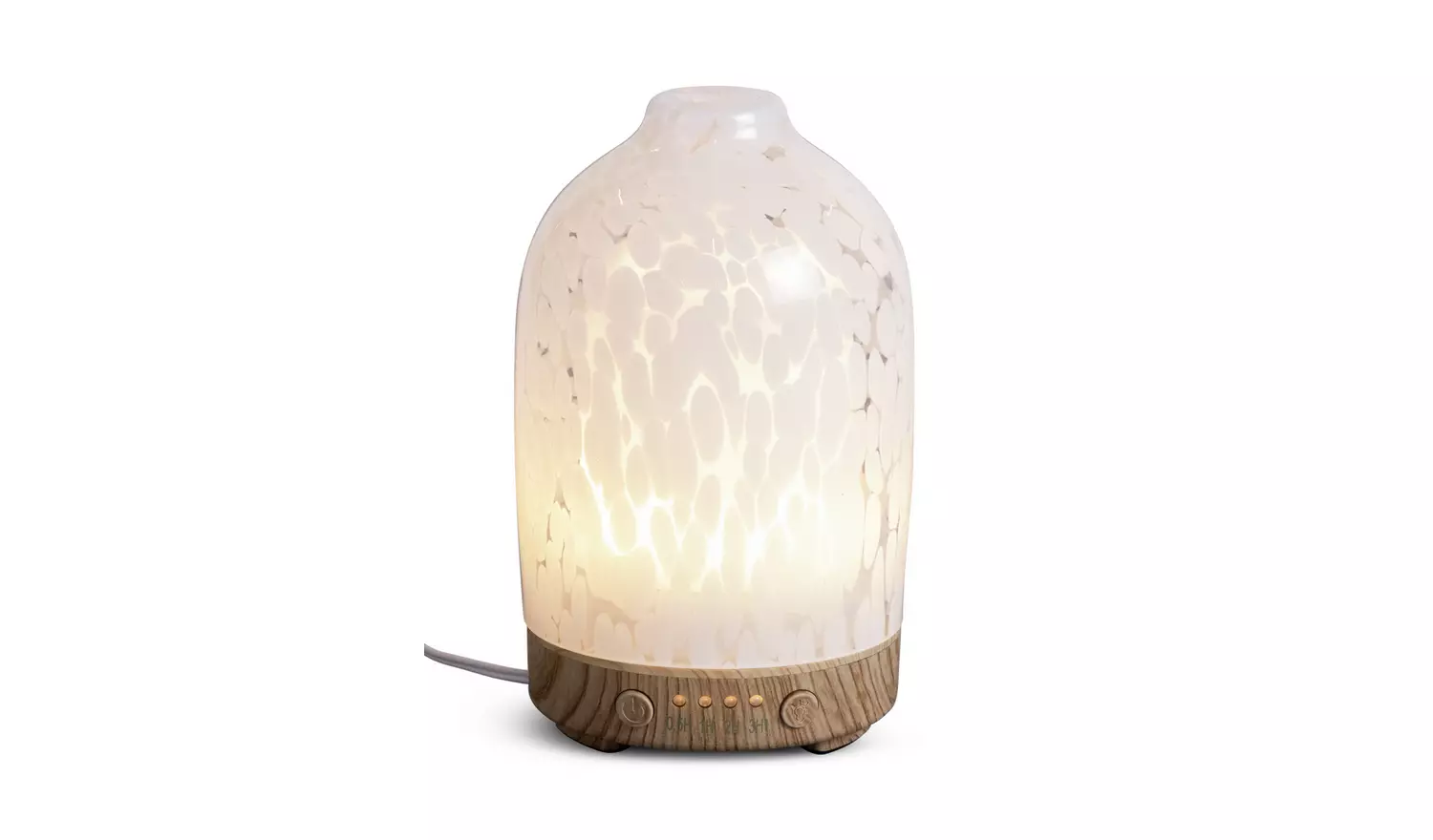 Habitat Confetti Glass Electric Diffuser - White