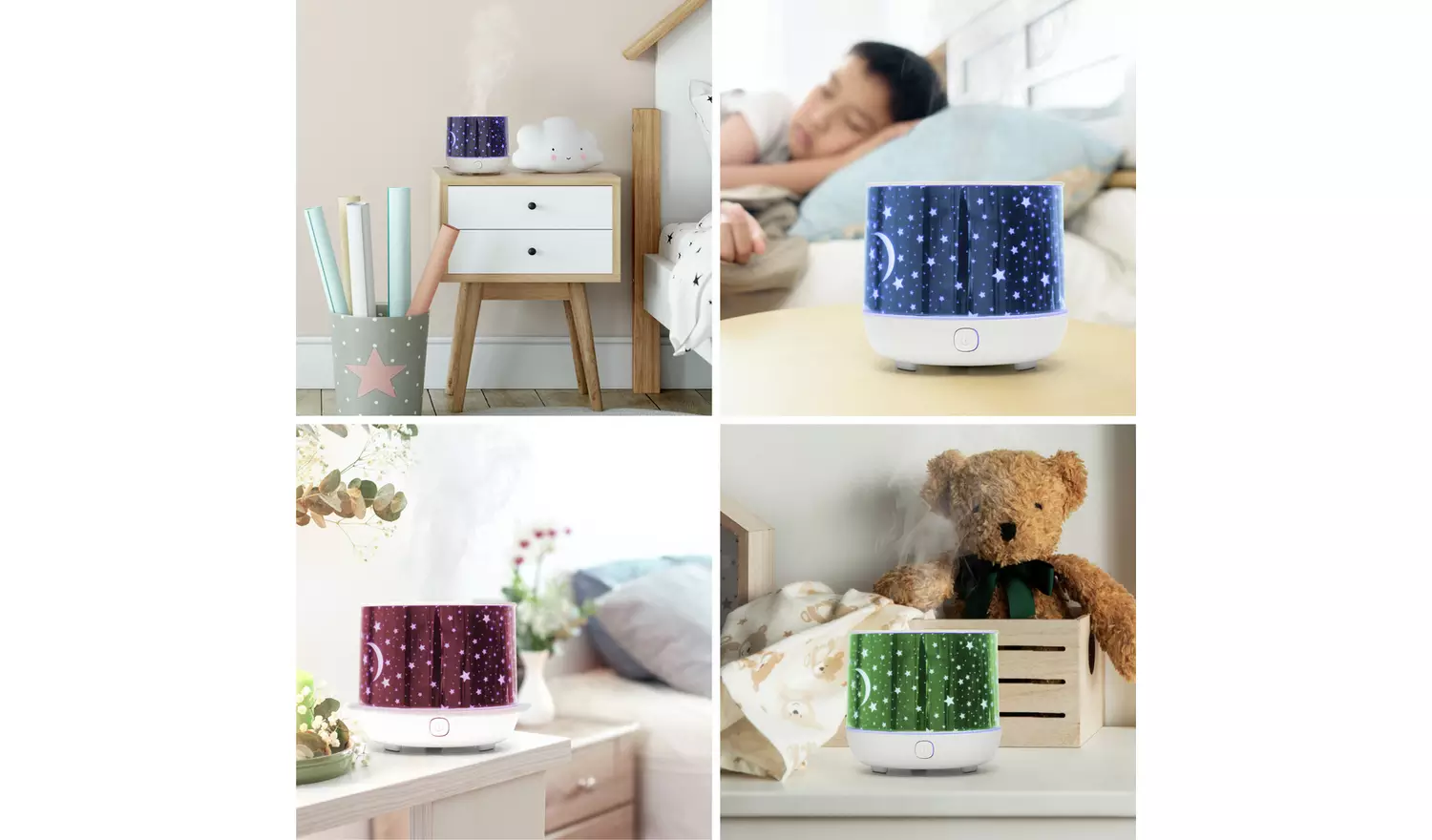 Rio Dream Time Aroma Diffuser, Humidifier and Night Light