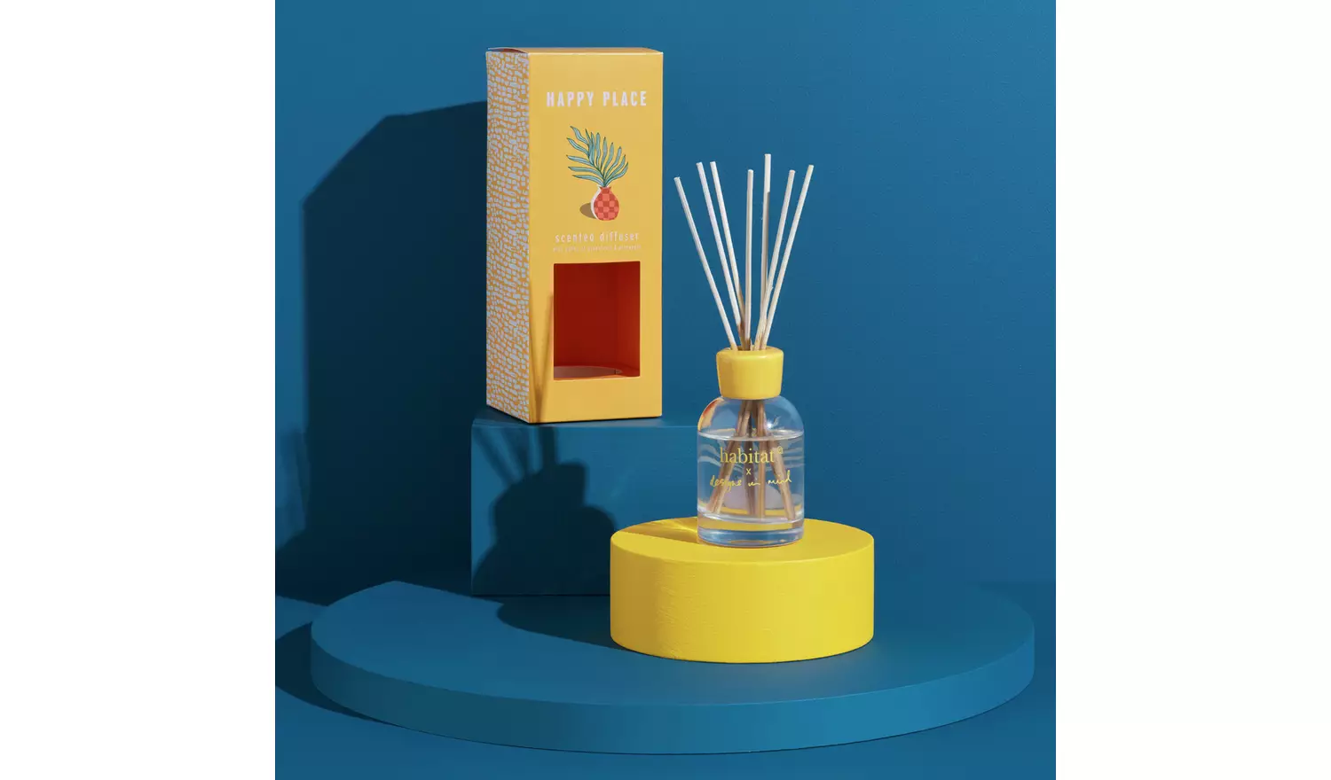 Habitat x Designs in Mind Scented Reed Diffuser -Happy Place