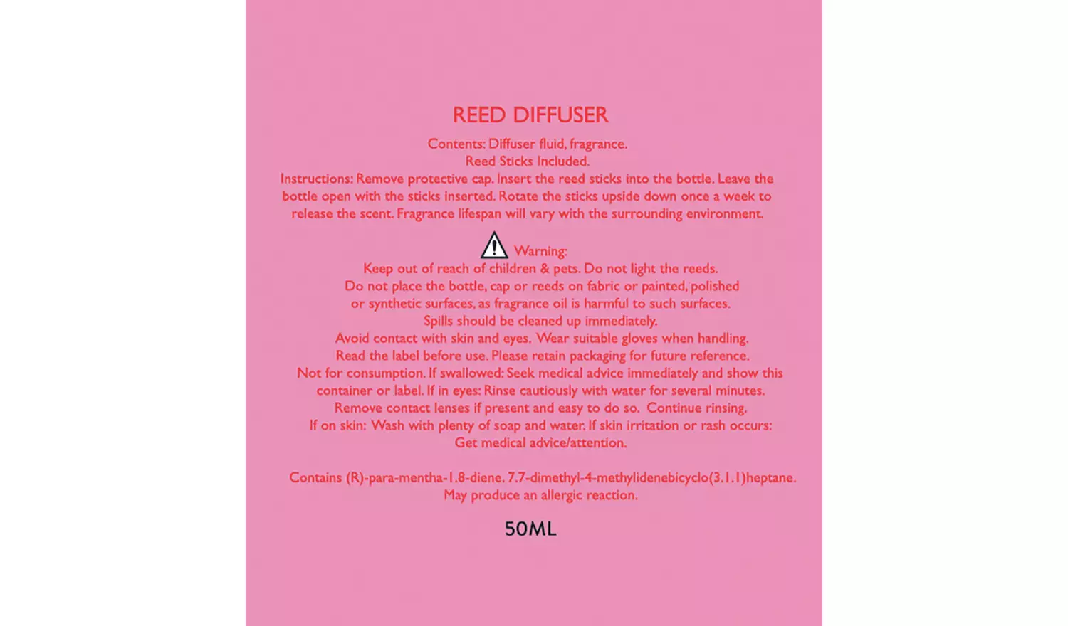 Raspberry Blossom Candle And Reeds Diffuser-Cognac & Vanilla