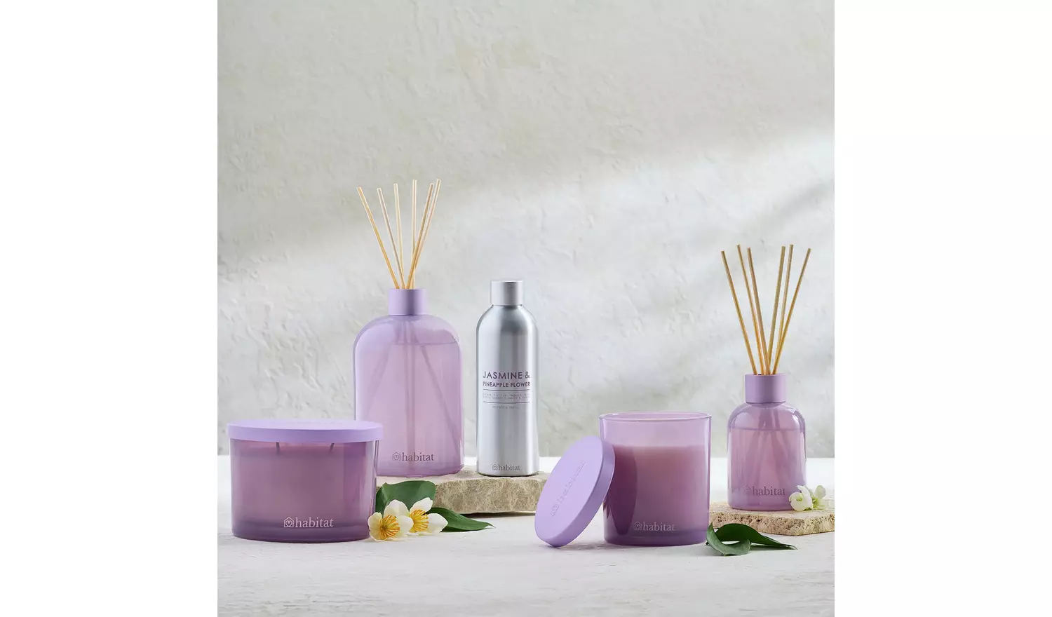 Habitat Scented Reed Diffuser - Jasmine and Pineapple Flower