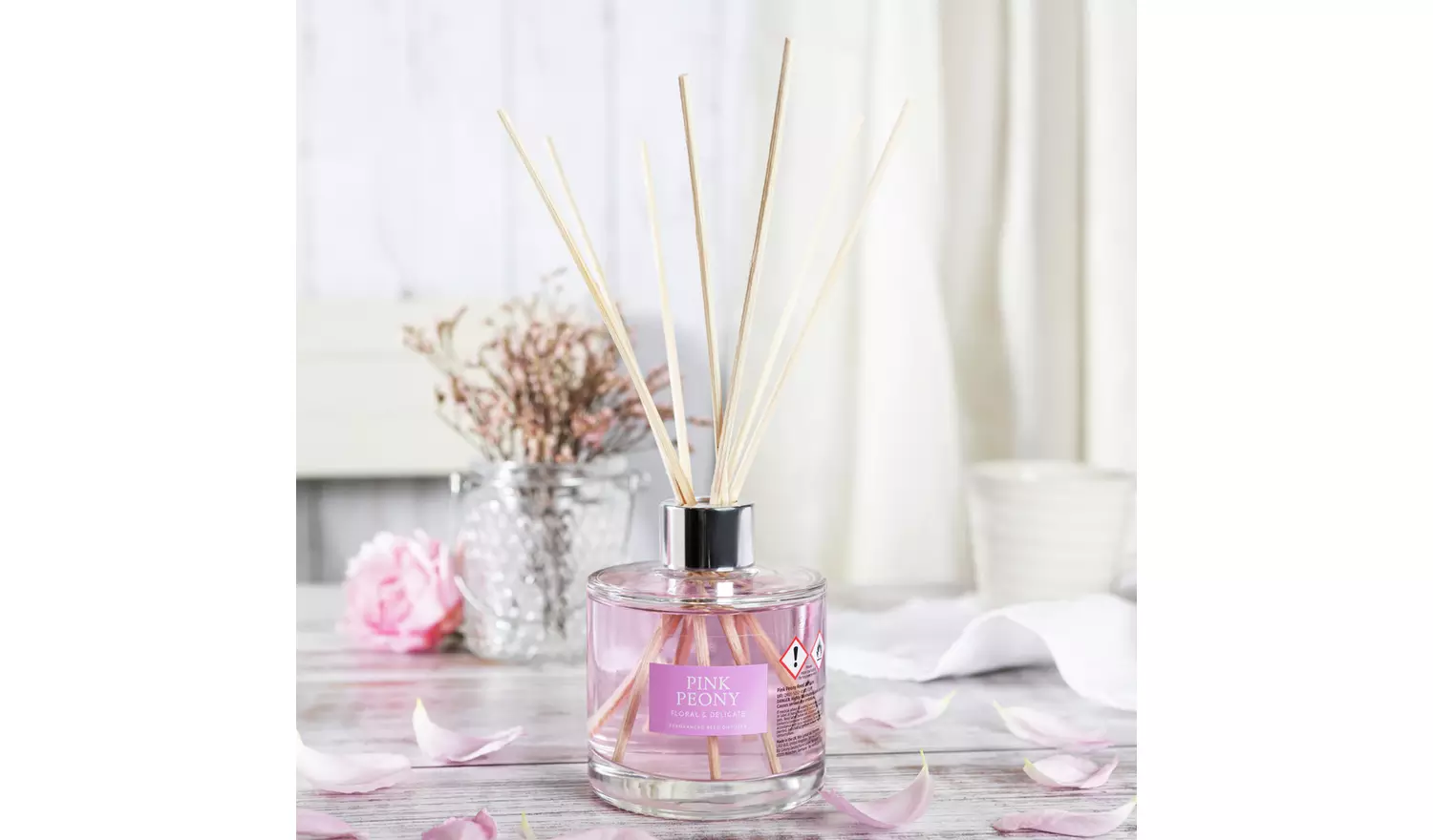 Wax Lyrical 200ml Reed Diffuser - Pink Peony