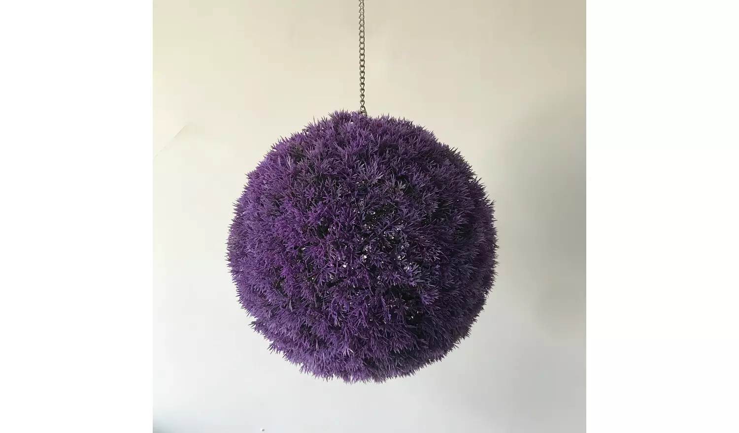 Garden XP Artificial Purple Topiary Hanging Balls - Set of 2