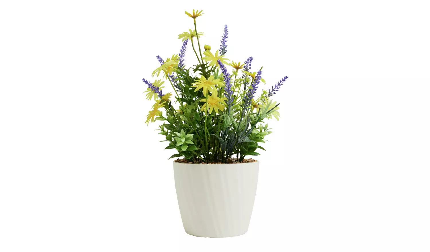 Garden By Sainsbury's Artificial Yellow Flowers In Pot