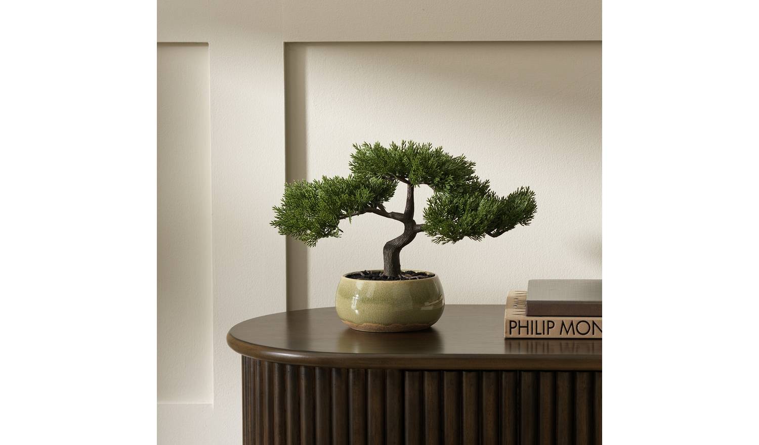 Argos Home Artificial Bonsai Tree in Ceramic Glaze Pot