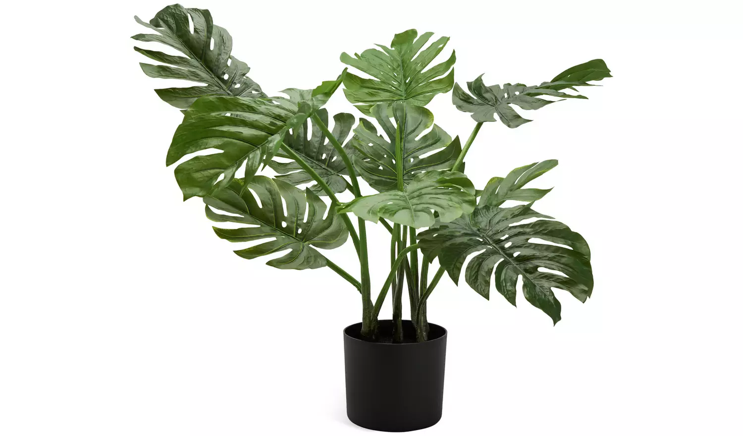 Habitat Artificial Green Monstera Plant - 61cm