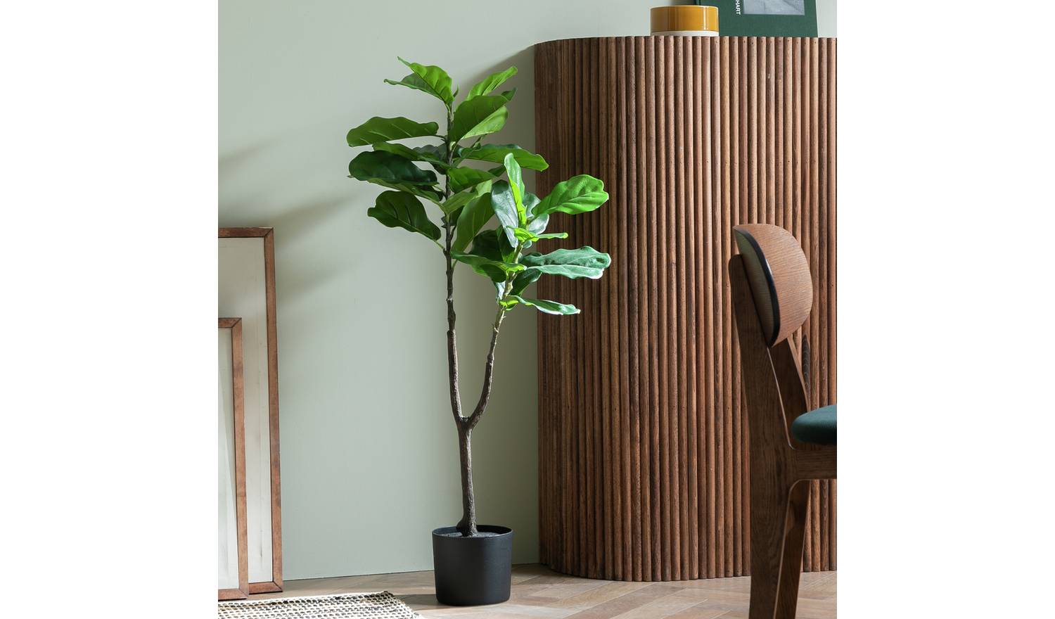 Habitat Artificial Green Fig Tree - 48cm
