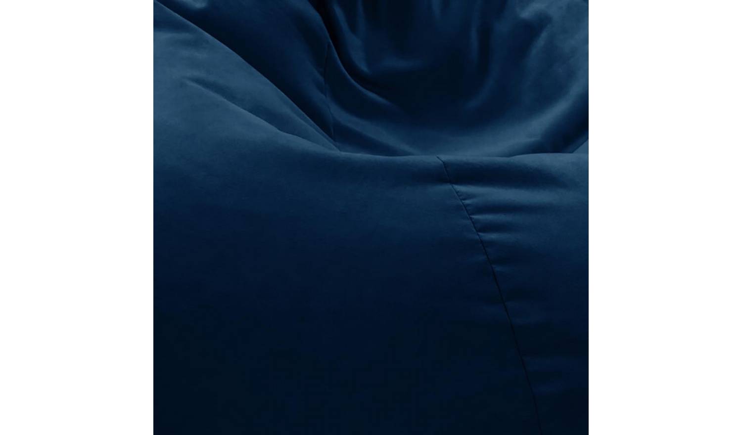 rucomfy Velvet Slouchbag Bean Bag - Peacock Blue