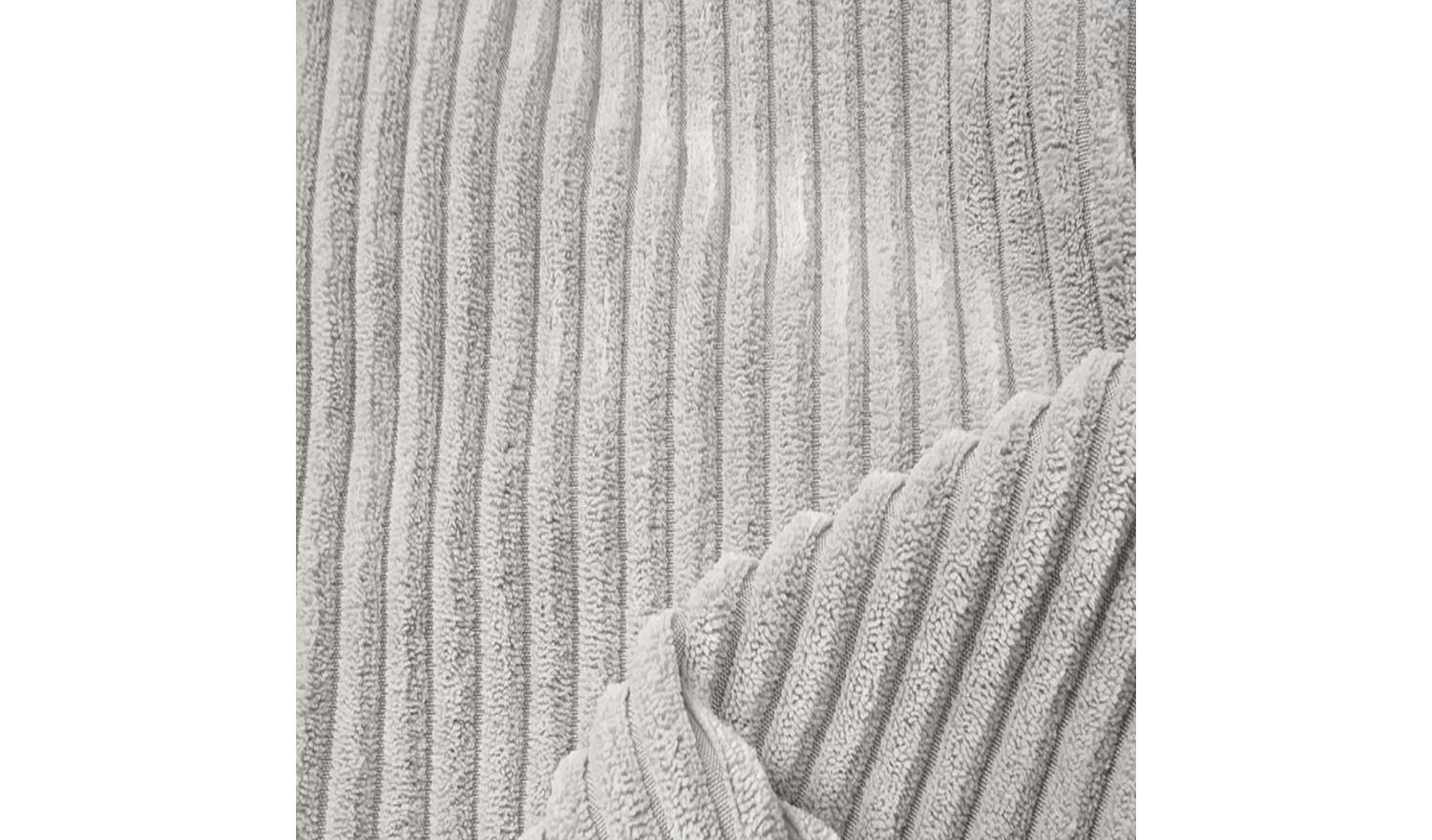 rucomfy Jumbo Cord Cube Bean Bag - Light Grey