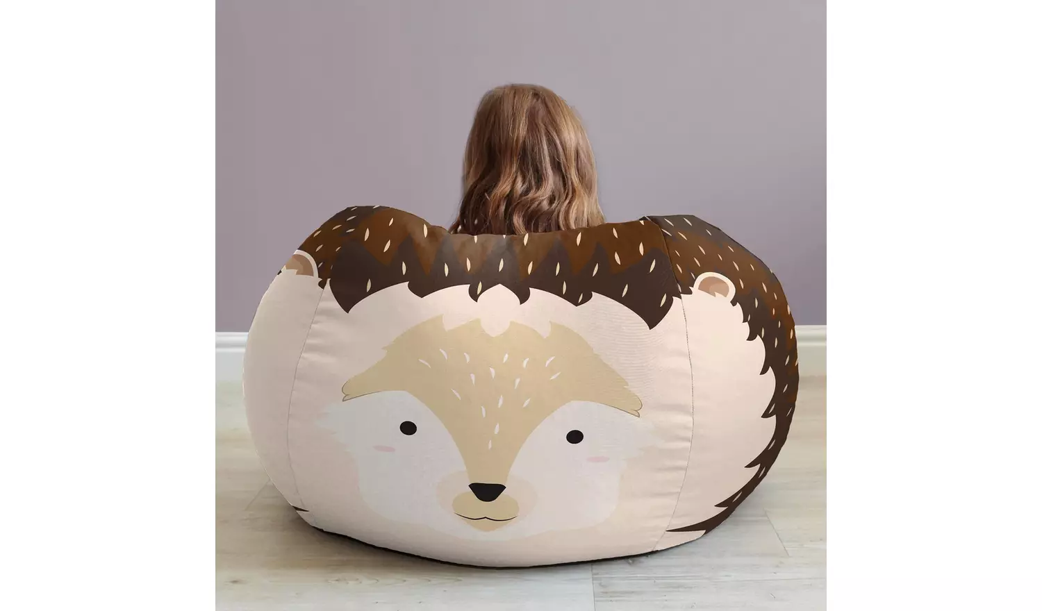 rucomfy Hedgehog Animal Medium Round Bean Bag