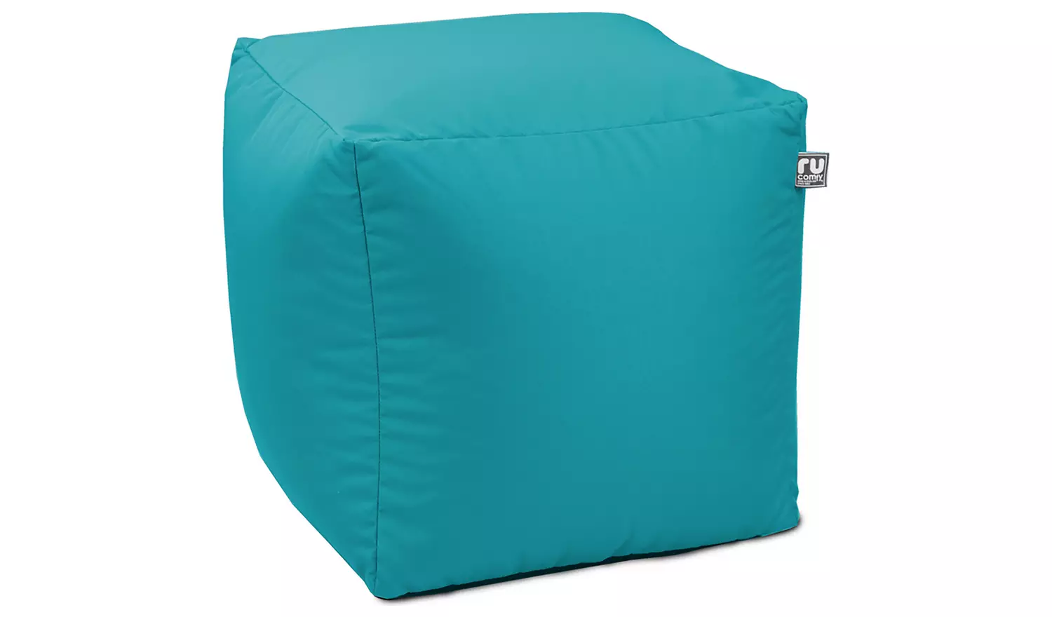 rucomfy Indoor Outdoor Cube Bean Bag - Turquoise