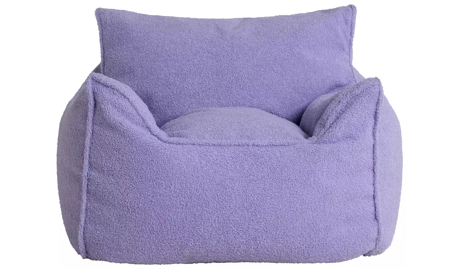 Kaikoo Kids Single Chair Boucle Bean Bag - LiLac