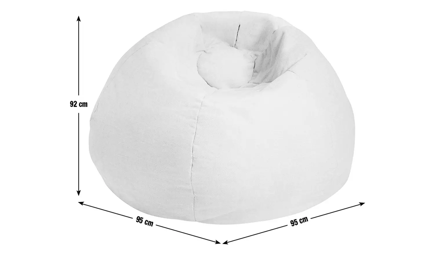 Kaikoo Ayrton Corduroy Bean Bag - Mink