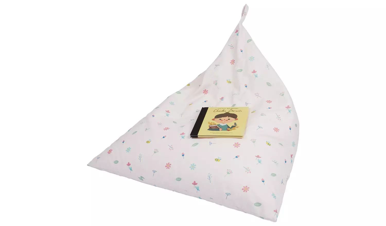 Great Little Trading Company Buzzy Bloom Bean Bag - White