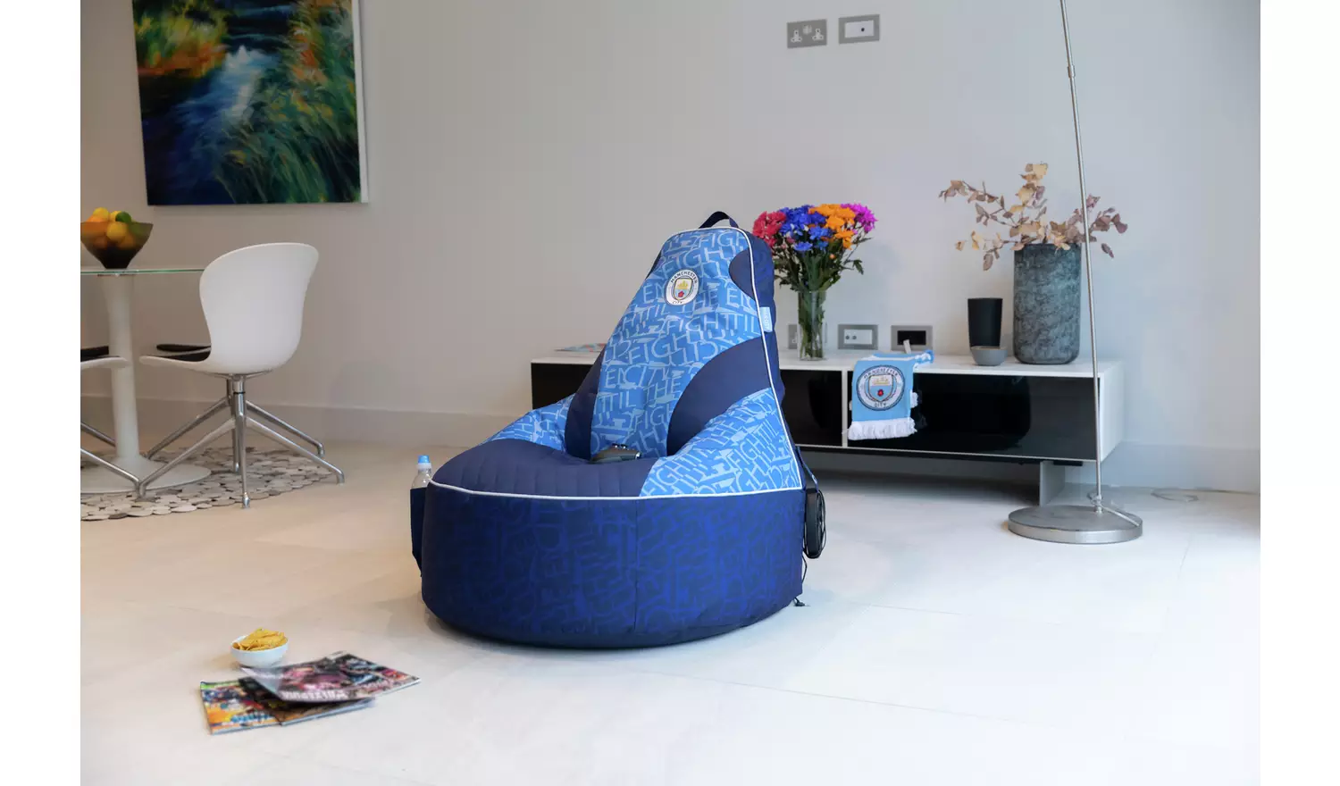 Kaikoo Big Chill Bean Bag Chair - Blue