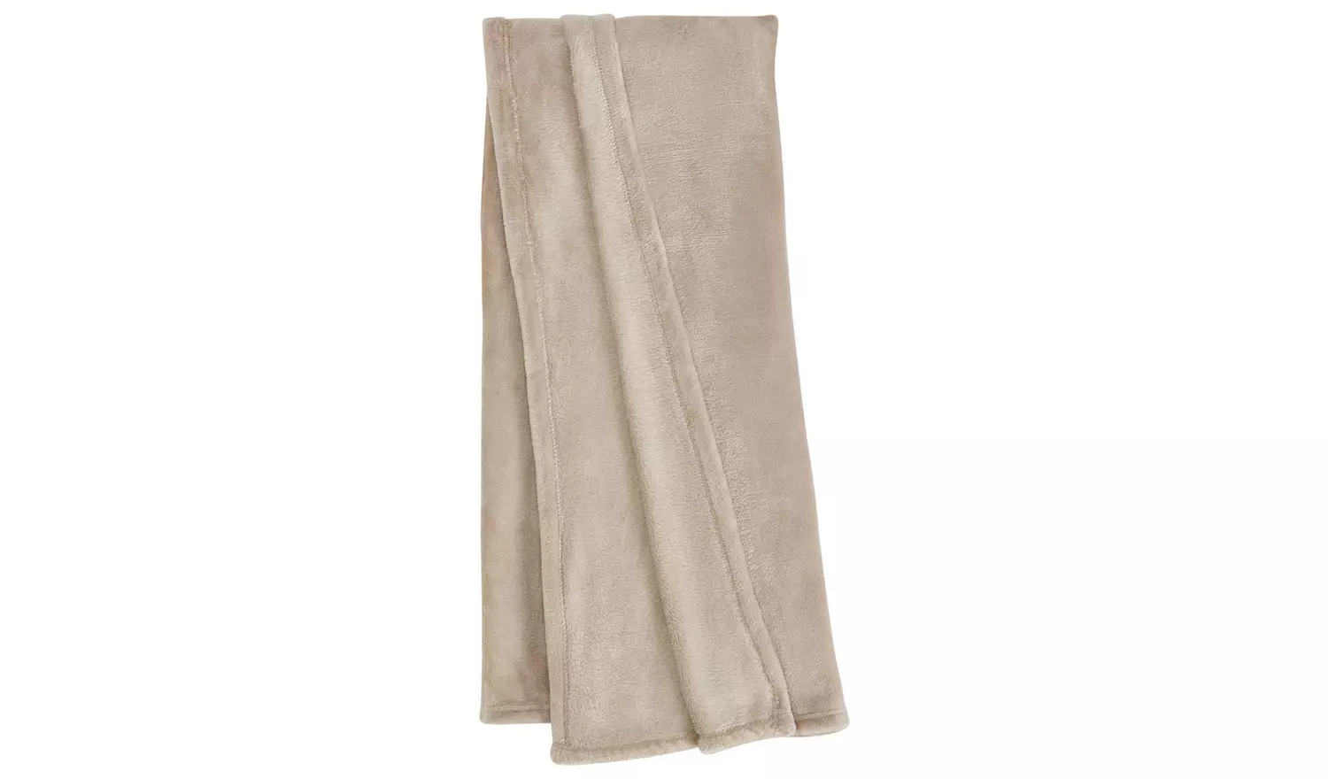 Argos Home Super Soft Fleece Throw - 125x150cm - Taupe