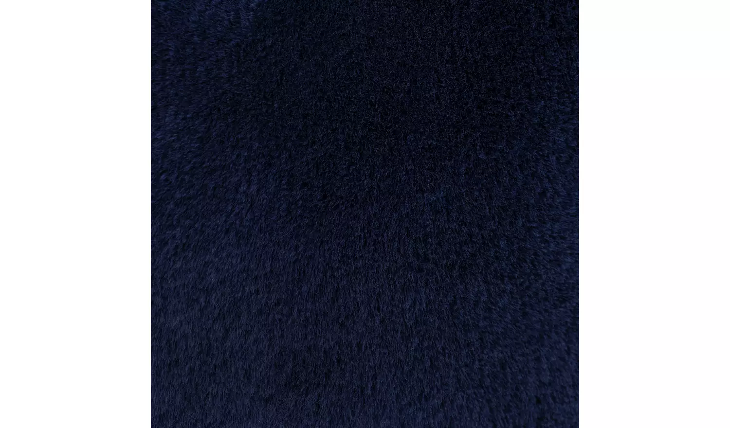 Habitat Faux Fur Throw - Navy- 125x150cm