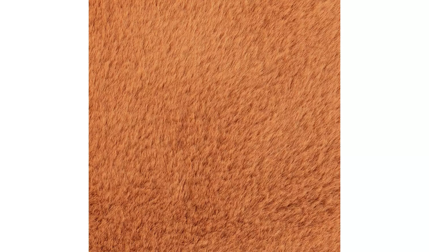 Habitat Faux Fur Throw - Cinnamon - 125x150cm