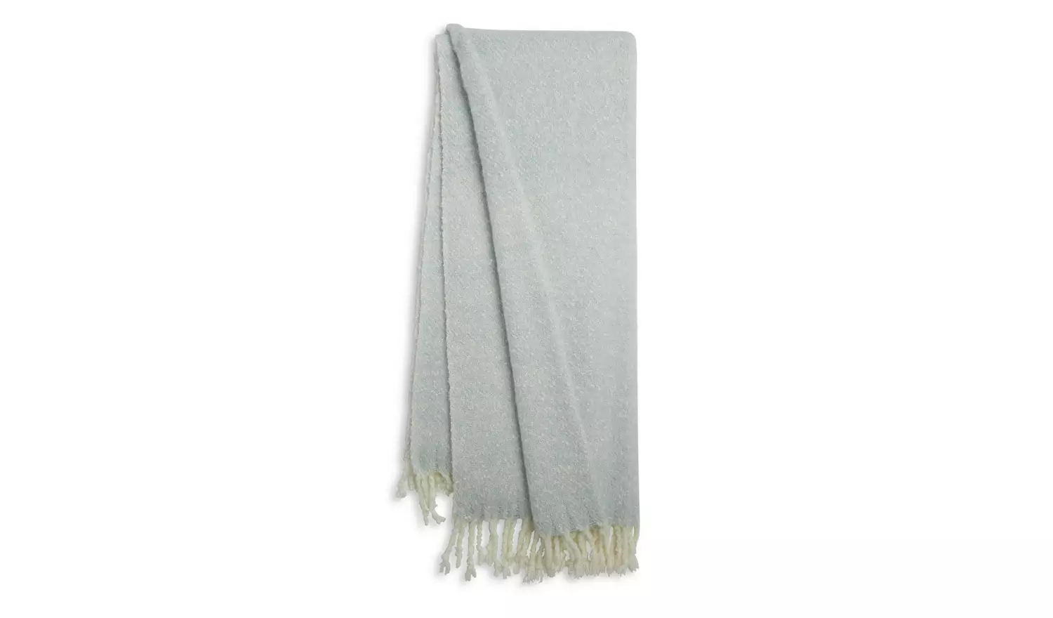 Habitat Woven Brushed Throw - Blue - 125x150cm