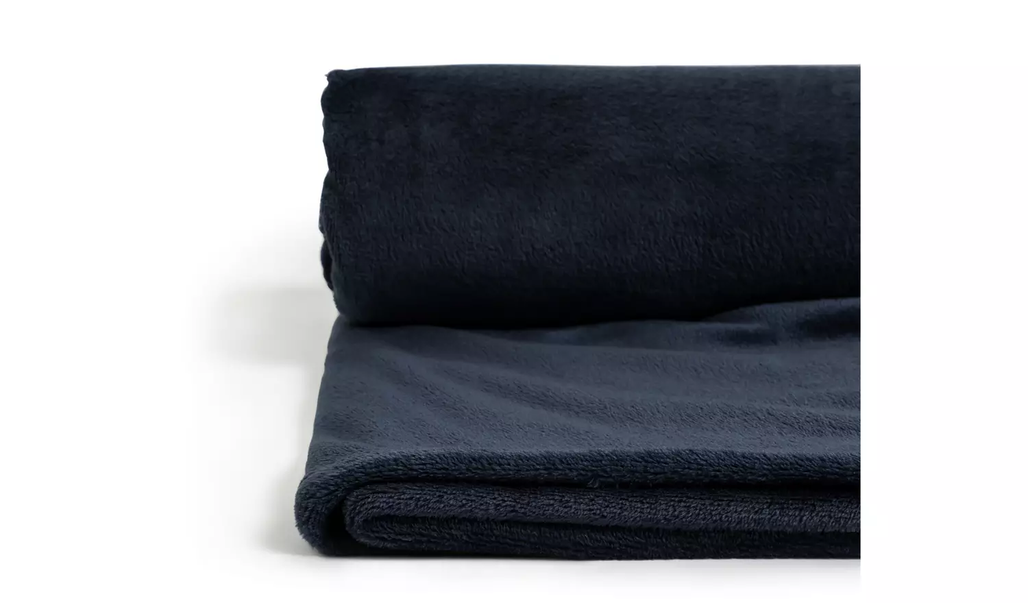 Argos Home Fleece Throw - Navy - 125X150cm