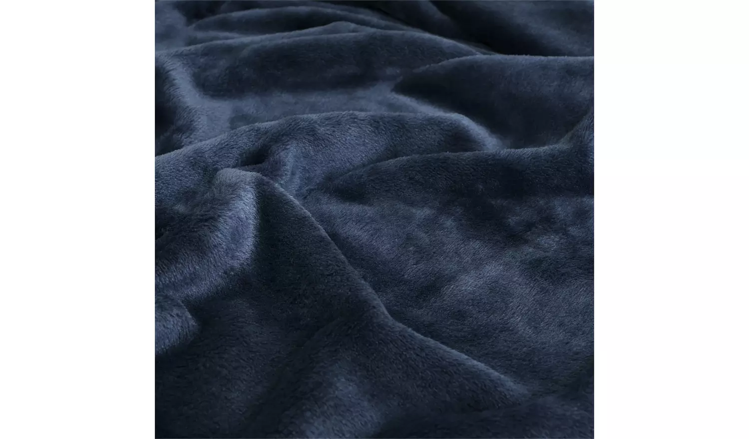 Argos Home Fleece Throw - Navy - 125X150cm