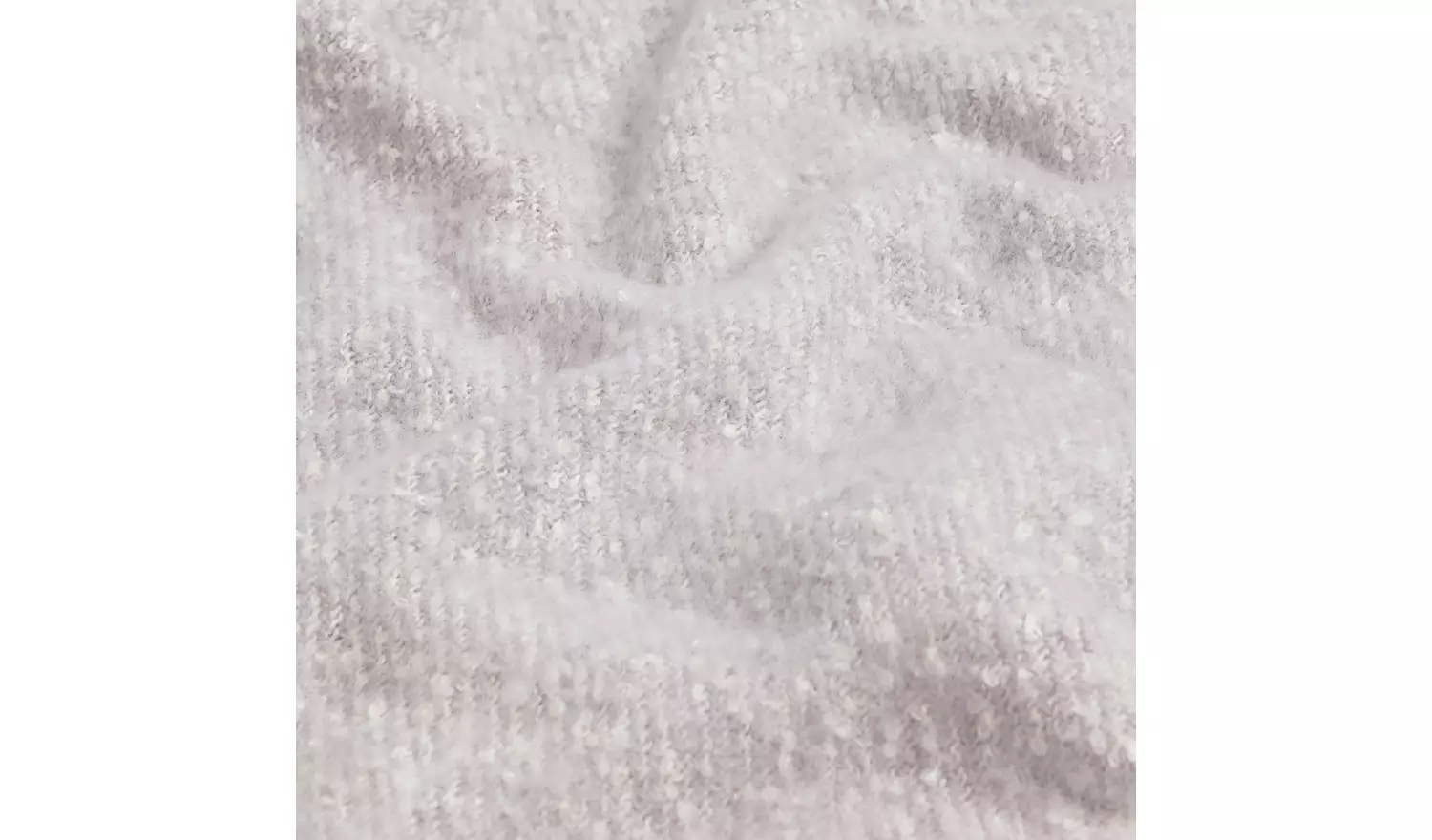 Habitat Textured Faux Mohair Throw - Lilac - 125x150cm