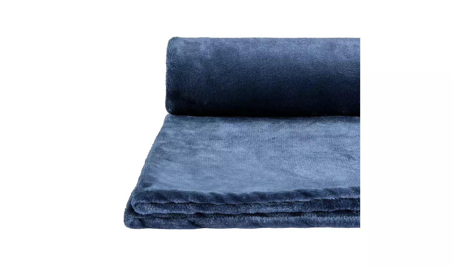 Argos Home Large Fleece Throw - Navy - 220x200cm