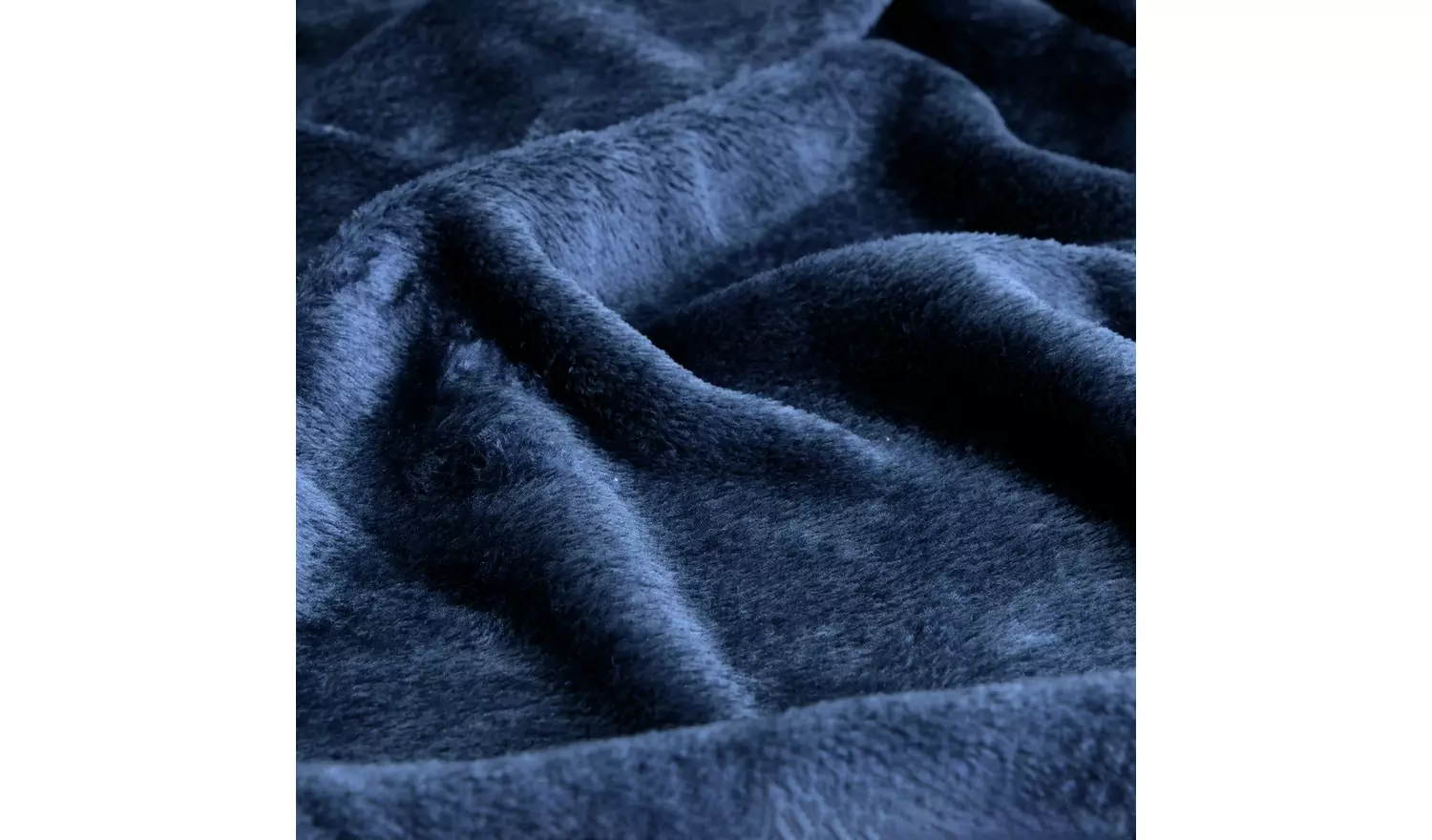Argos Home Large Fleece Throw - Navy - 220x200cm