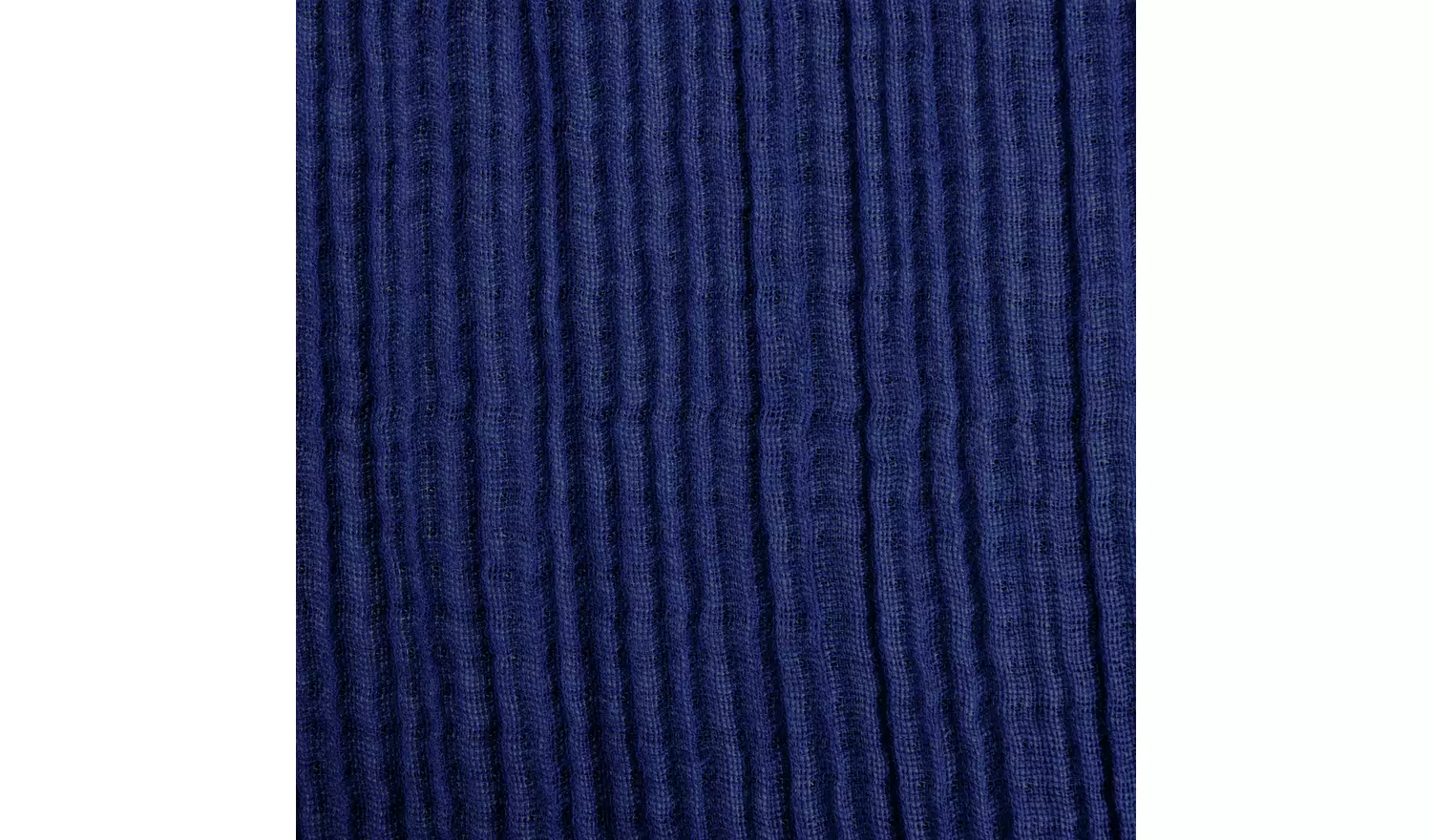 Habitat Reversible Gauze Throw - Blue - 150x125cm