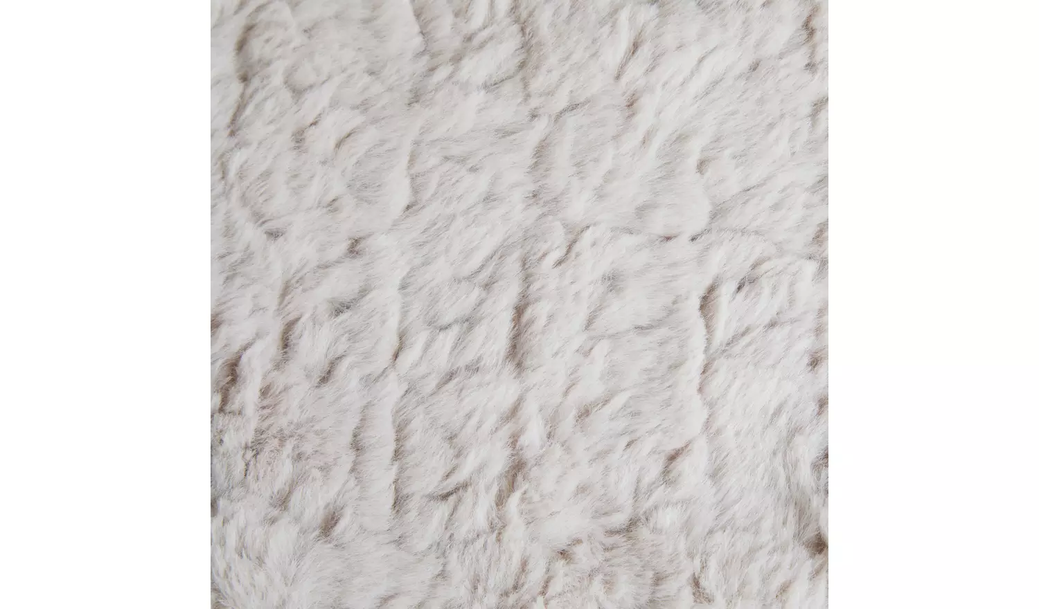 Habitat Faux Fur Textured Throw - Neutral - 150x200cm