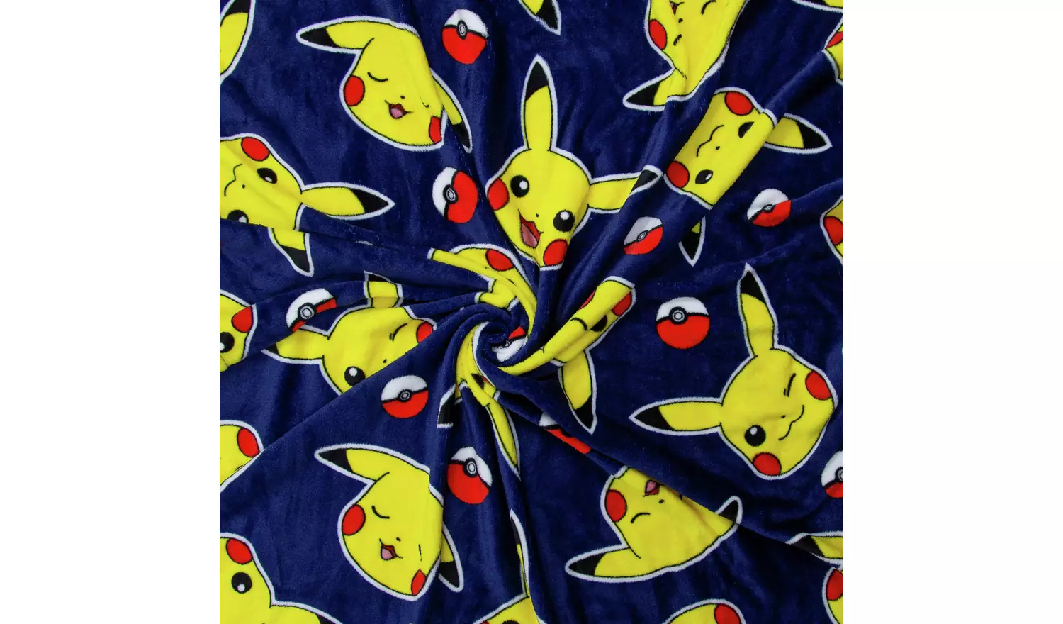 Pokemon Pikachu Fleece Throw - Dark Blue - 100x150cm