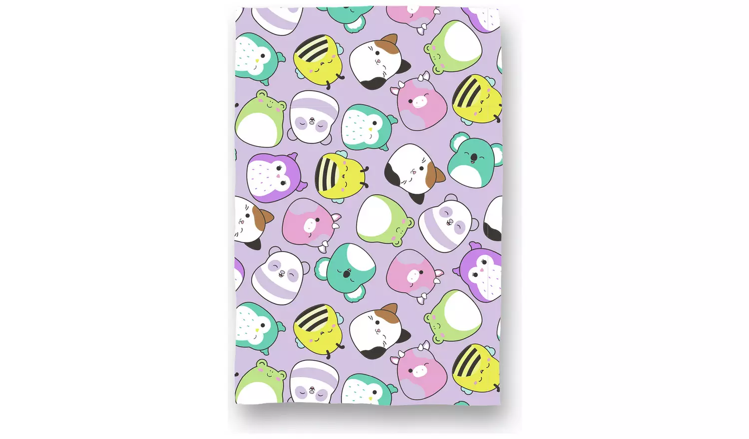 Squishmallows Squad Fleece Throw - Lilac - 100x150cm