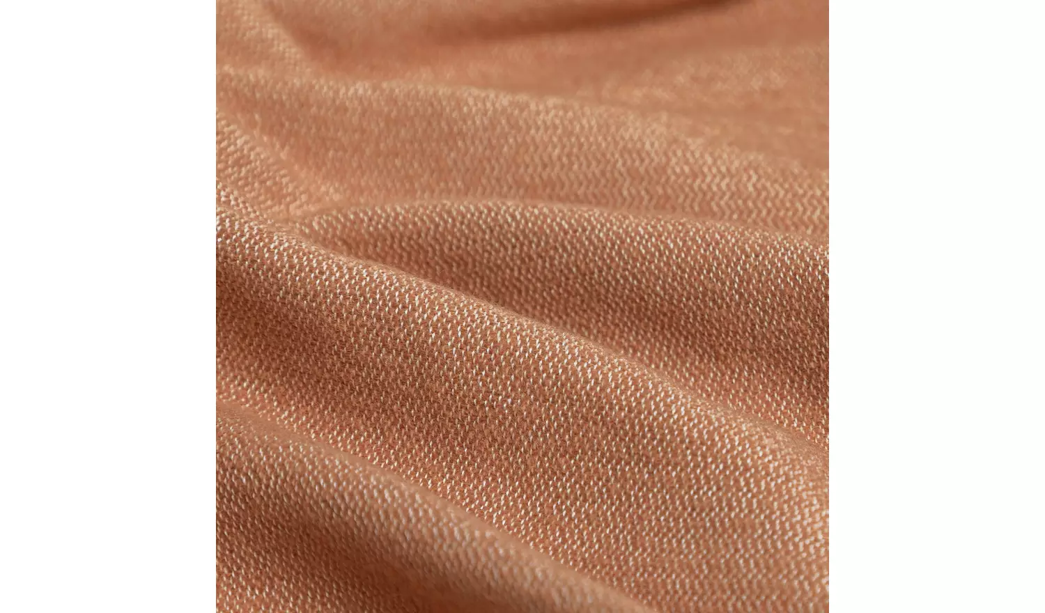 Habitat Blanket Stitch Throw - Plaster Pink - 125x150cm