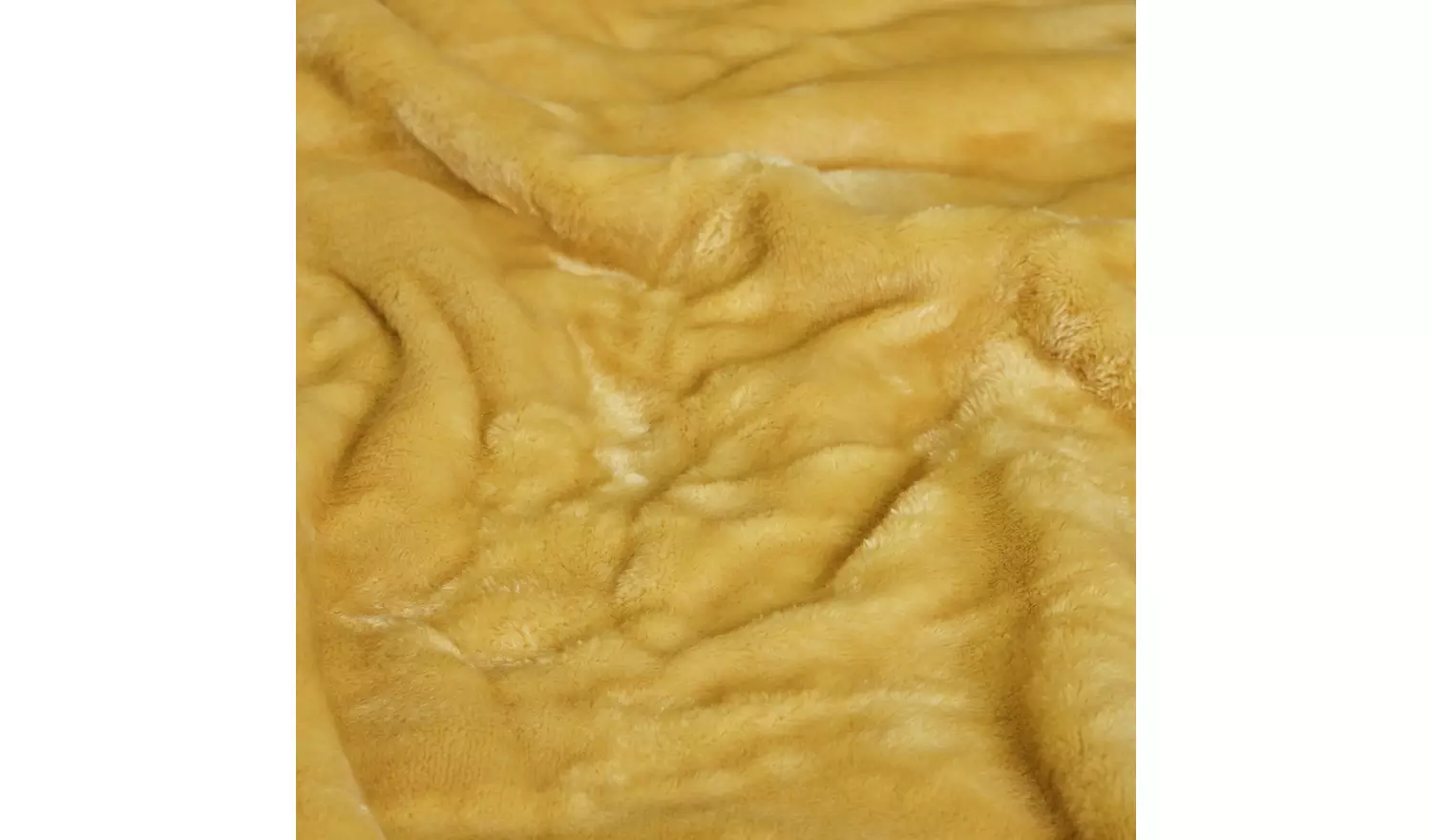 Argos Home Super Soft Fleece Throw - 125x150cm - Mustard