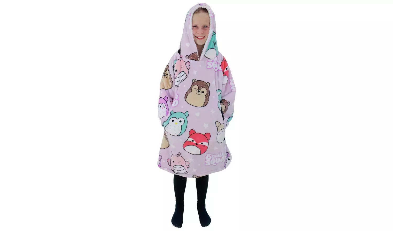 Squishmallows Fleece Hooded Blanket - Medium