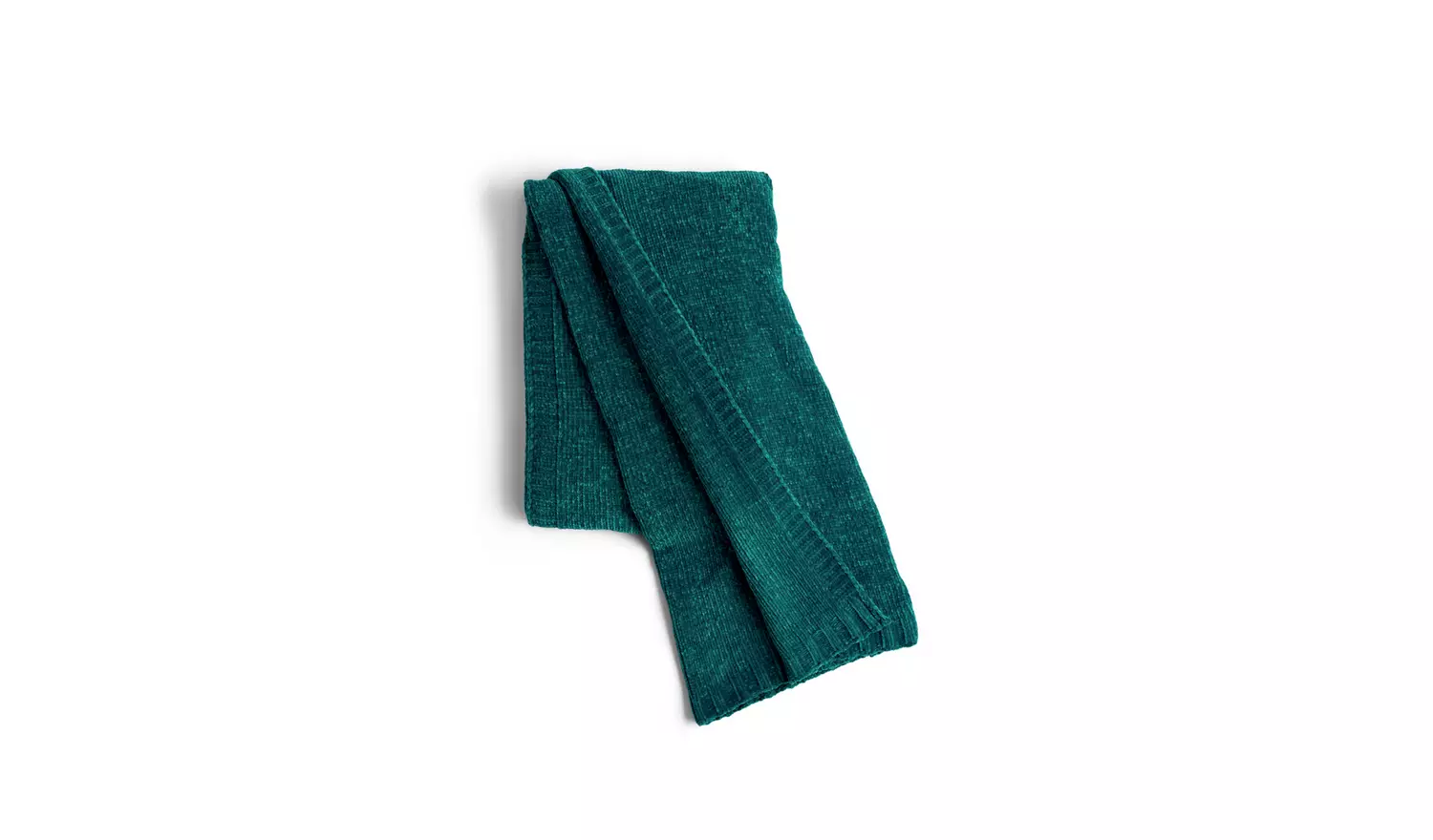 Habitat Chenille Throw - Teal Blue - 125x150cm
