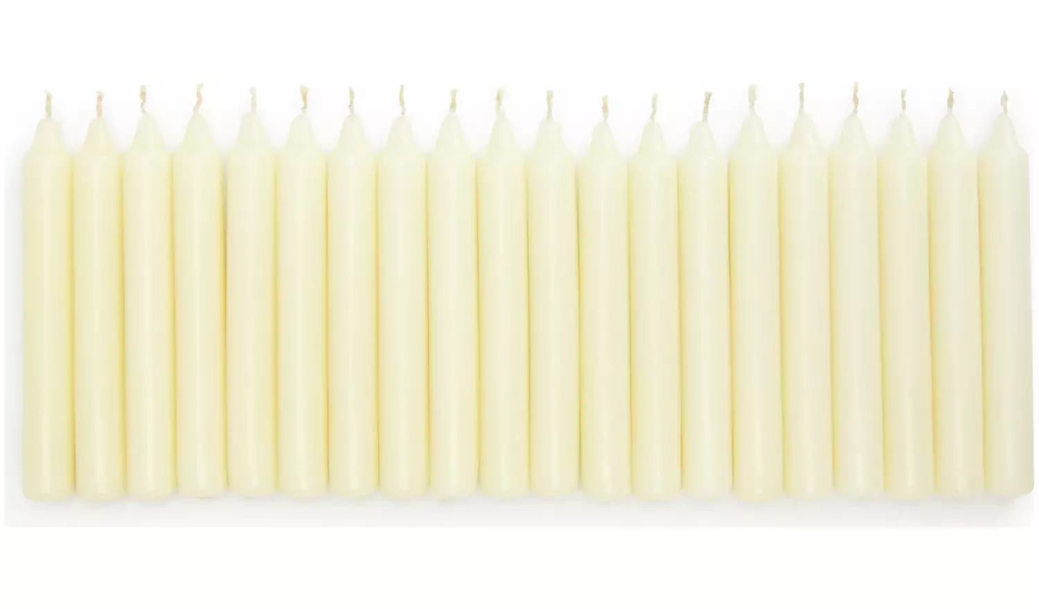 Habitat Unscented Dinner Candles - Pack of 20